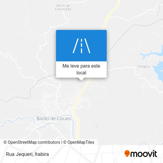 Rua Jequeri mapa