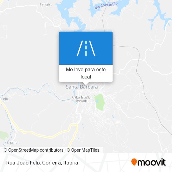 Rua João Felix Correira mapa