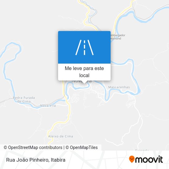 Rua João Pinheiro mapa