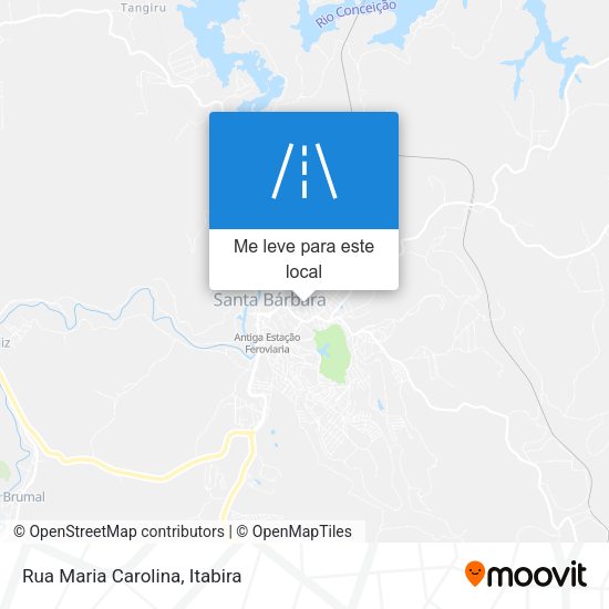 Rua Maria Carolina mapa