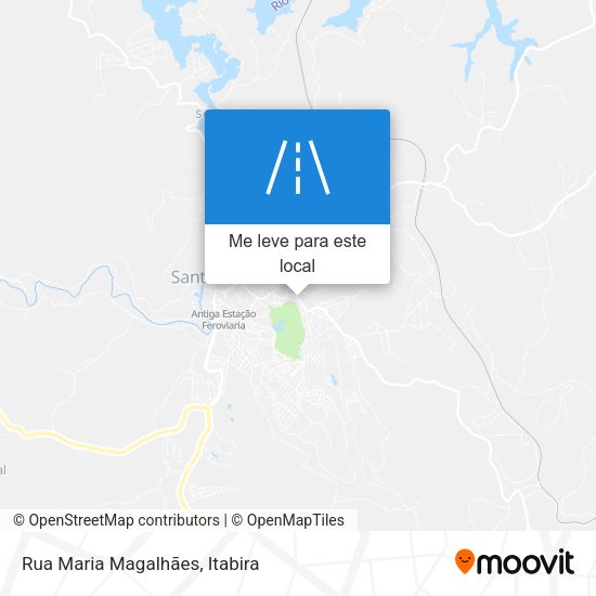 Rua Maria Magalhães mapa