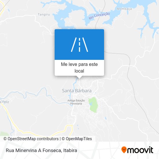 Rua Minervina A Fonseca mapa