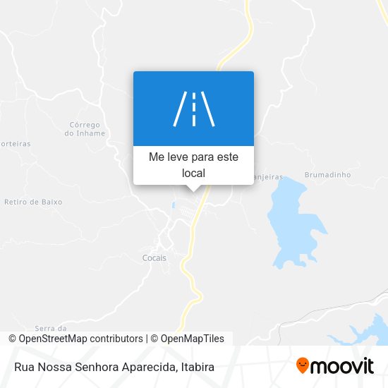Rua Nossa Senhora Aparecida mapa