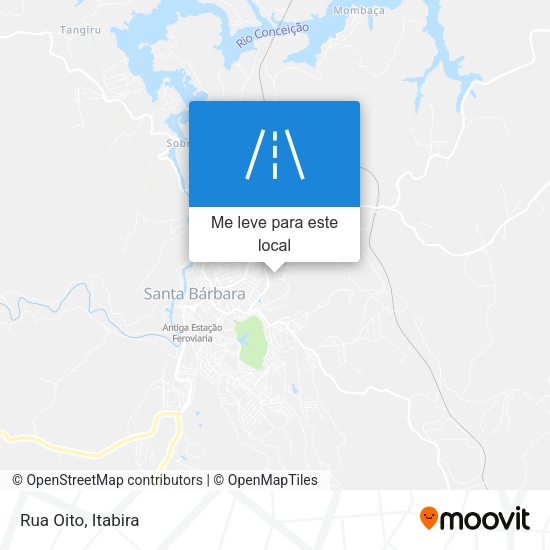 Rua Oito mapa