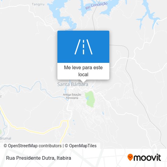 Rua Presidente Dutra mapa