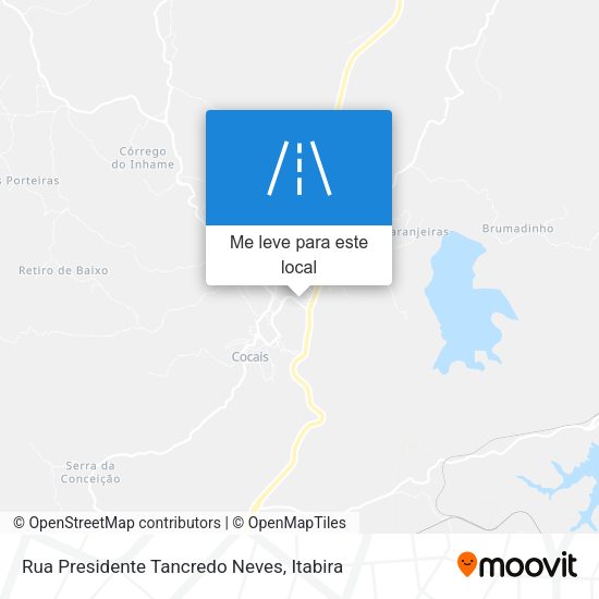 Rua Presidente Tancredo Neves mapa