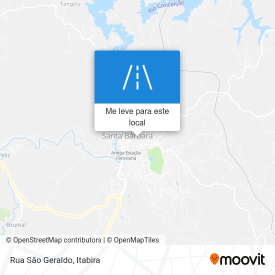 Rua São Geraldo mapa