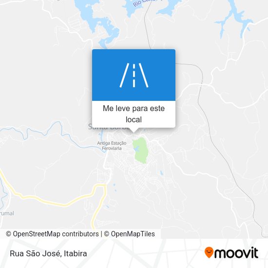 Rua São José mapa