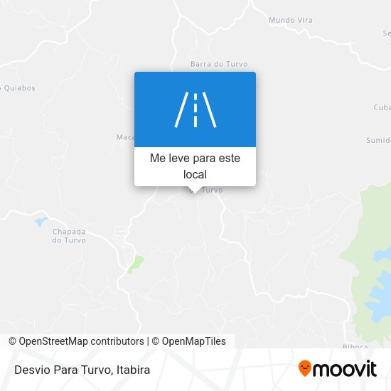 Desvio Para Turvo mapa