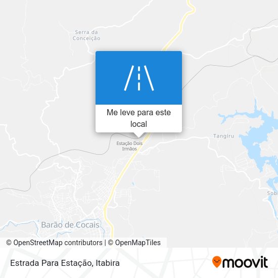 Estrada Para Estação mapa