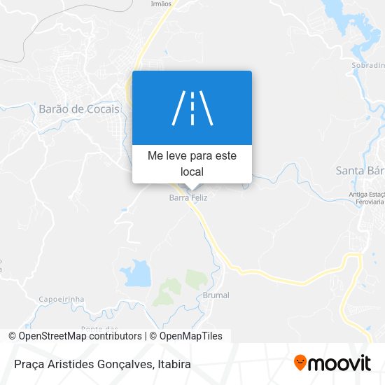 Praça Aristides Gonçalves mapa