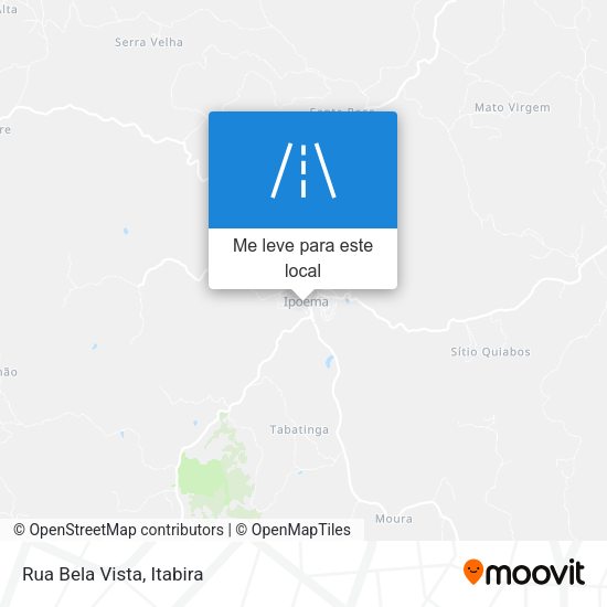 Rua Bela Vista mapa