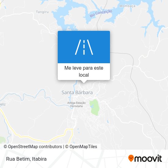 Rua Betim mapa