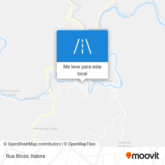 Rua Bicas mapa