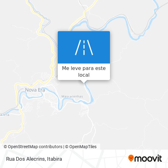 Rua Dos Alecrins mapa