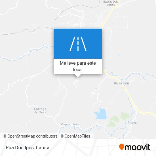 Rua Dos Ipês mapa