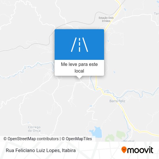 Rua Feliciano Luiz Lopes mapa