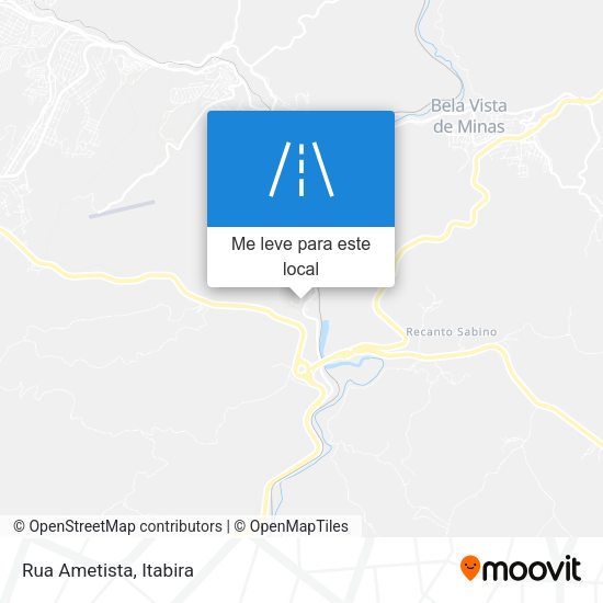 Rua Ametista mapa
