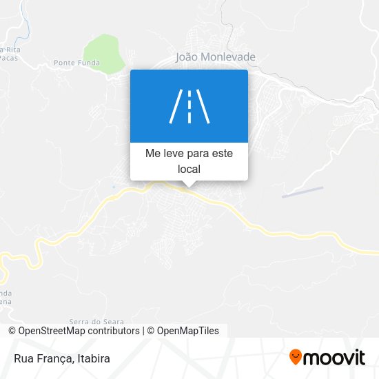 Rua França mapa