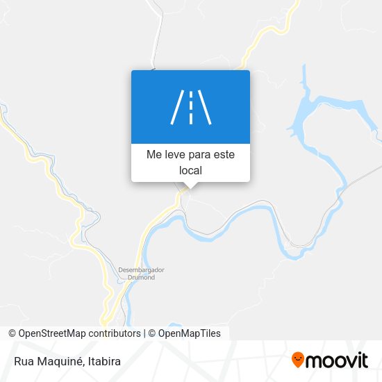 Rua Maquiné mapa