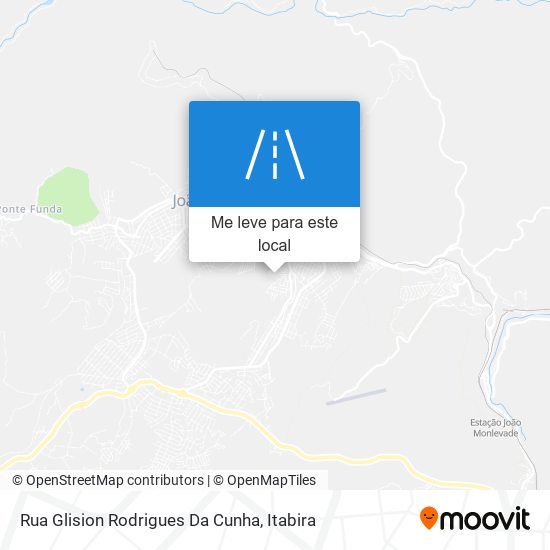 Rua Glision Rodrigues Da Cunha mapa