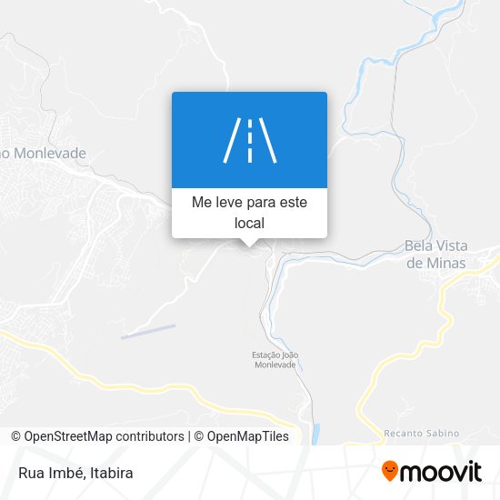 Rua Imbé mapa
