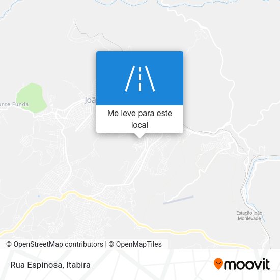Rua Espinosa mapa