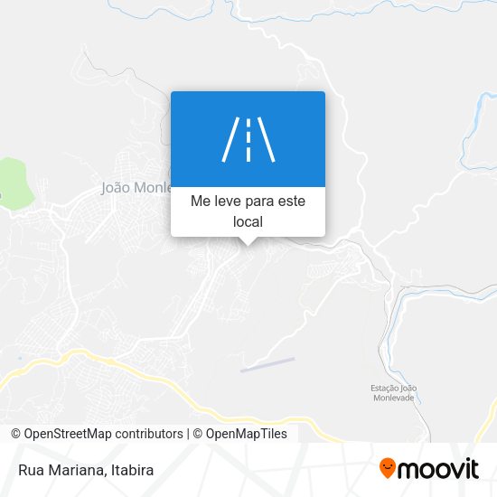 Rua Mariana mapa