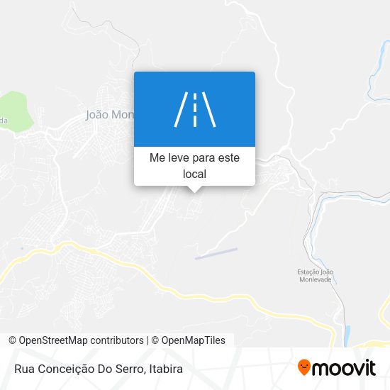 Rua Conceição Do Serro mapa
