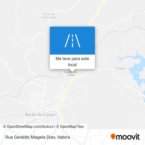 Rua Geraldo Magela Dias mapa