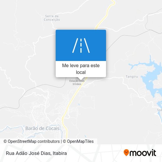 Rua Adão José Dias mapa
