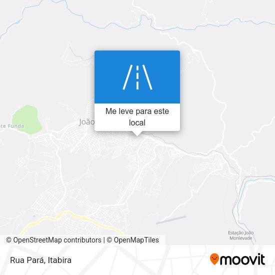 Rua Pará mapa