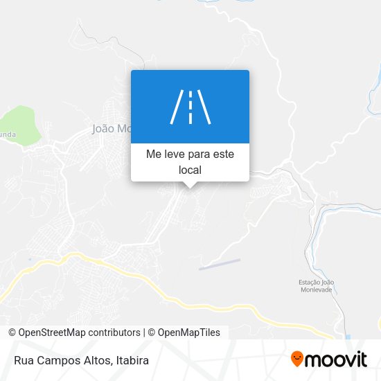 Rua Campos Altos mapa