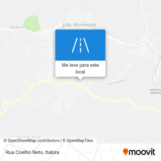 Rua Coelho Neto mapa