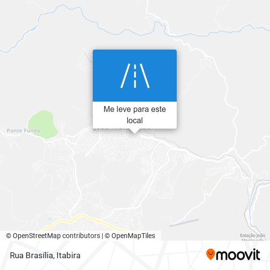 Rua Brasília mapa