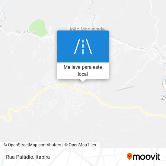 Rua Paládio mapa