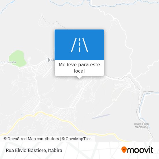 Rua Elívio Bastiere mapa