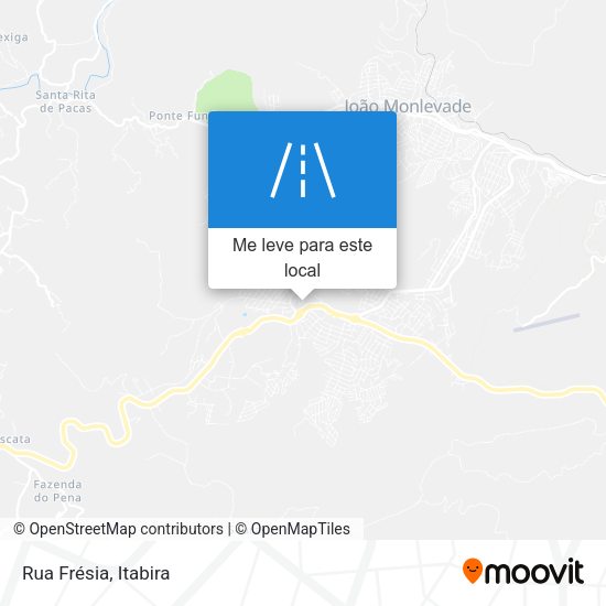 Rua Frésia mapa