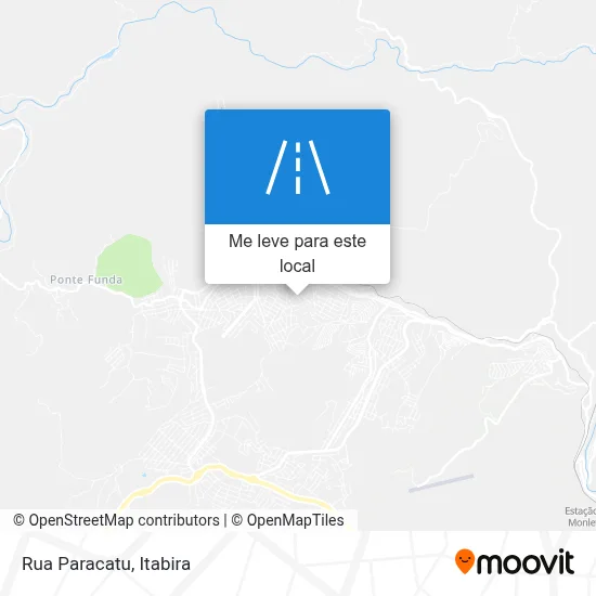 Rua Paracatu mapa