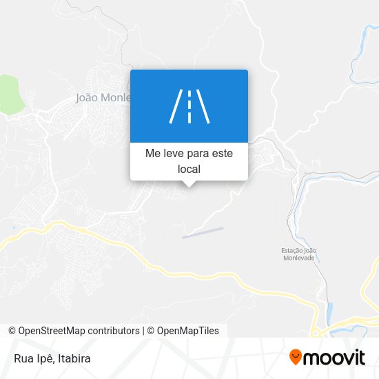 Rua Ipê mapa