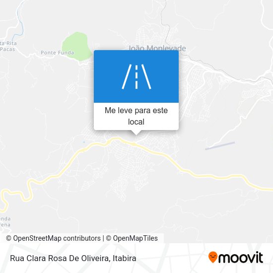 Rua Clara Rosa De Oliveira mapa