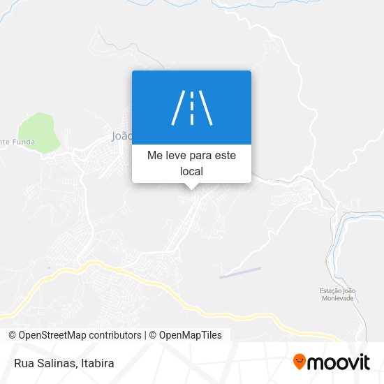Rua Salinas mapa