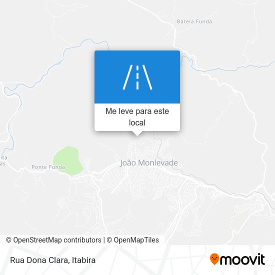 Rua Dona Clara mapa