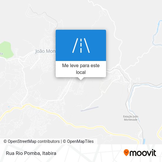 Rua Rio Pomba mapa