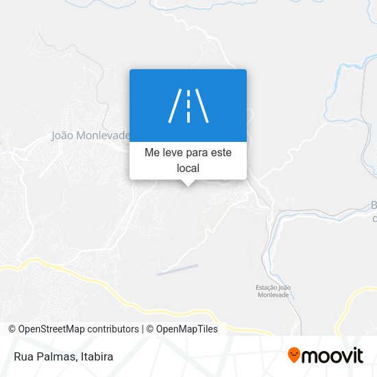Rua Palmas mapa