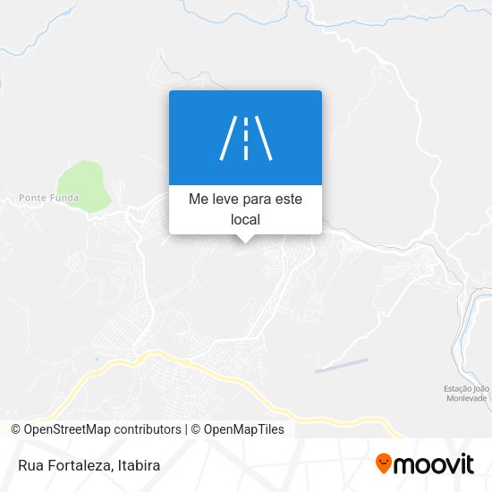 Rua Fortaleza mapa