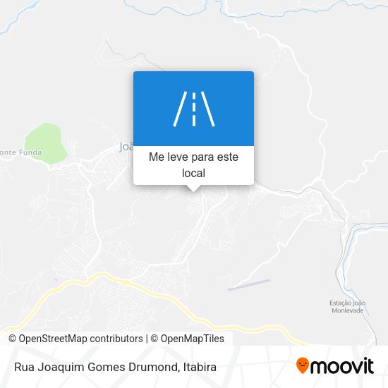 Rua Joaquim Gomes Drumond mapa