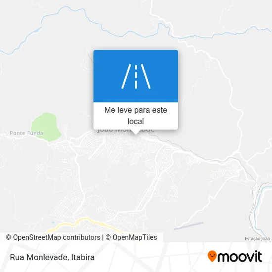 Rua Monlevade mapa