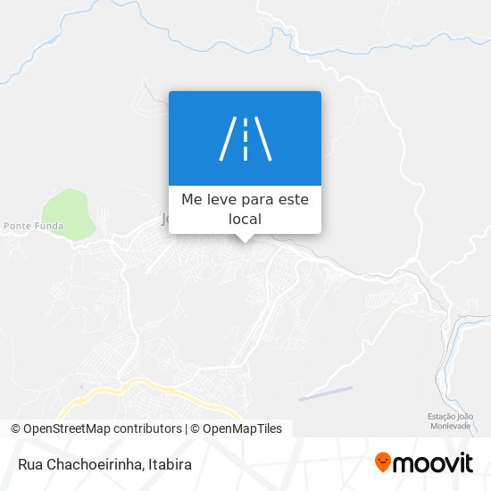 Rua Chachoeirinha mapa