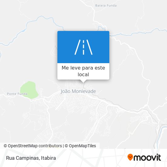 Rua Campinas mapa